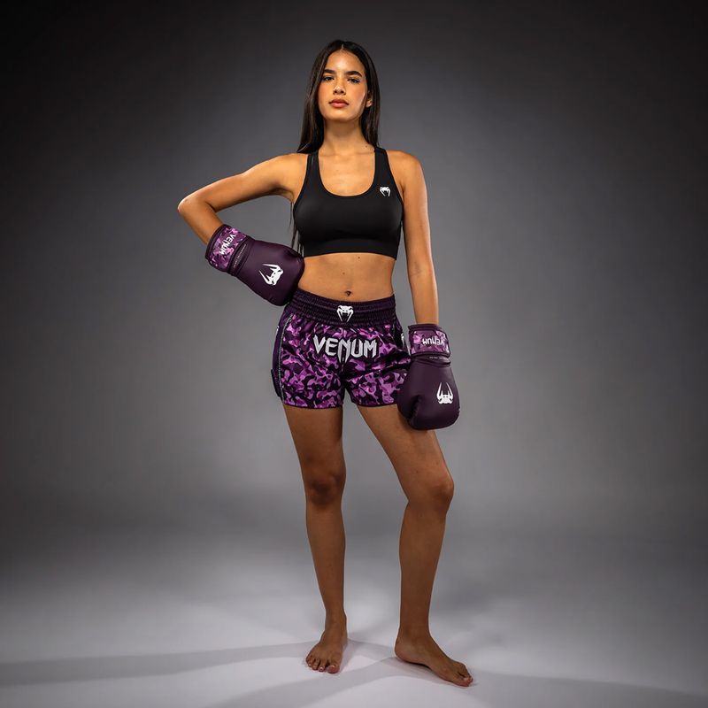 Női edzőshort Venum Iris Muay Thai plum/pink 8