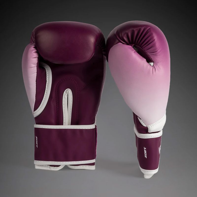 Női boxkesztyűk Venum Iris Boxing plum/white 2