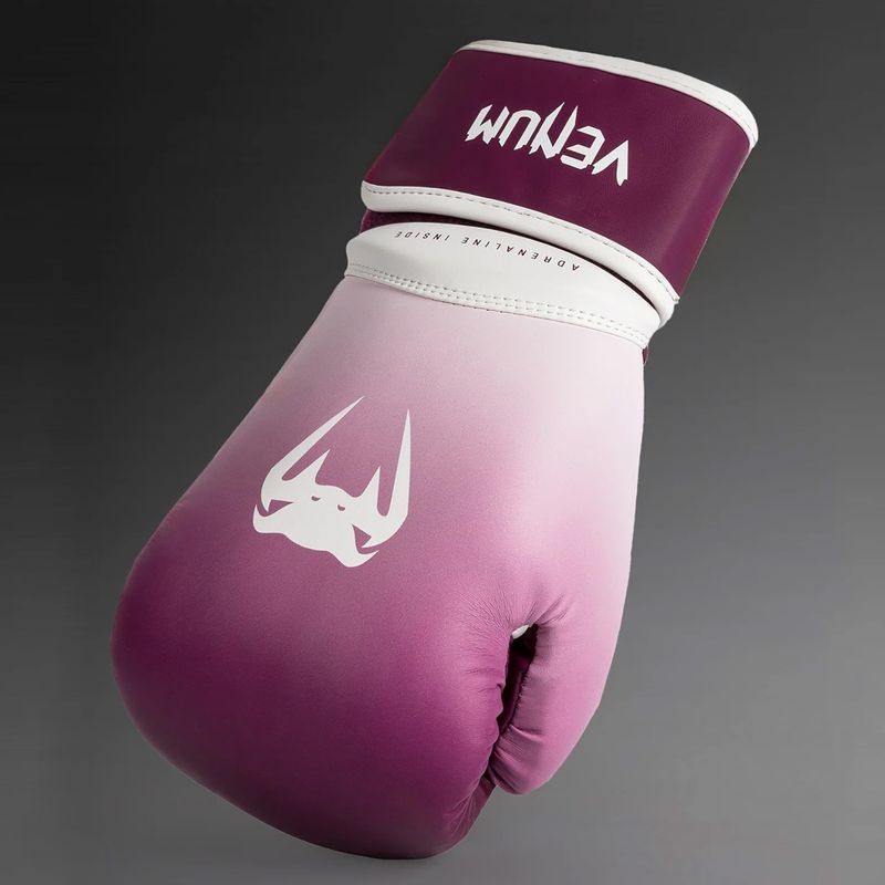 Női boxkesztyűk Venum Iris Boxing plum/white 4