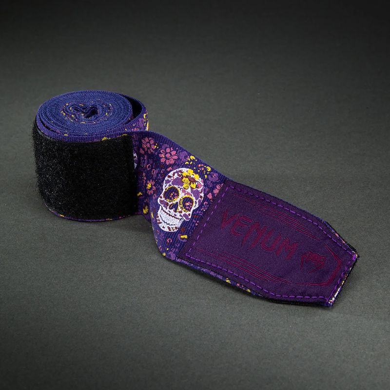 Kézbandázsok Venum Santa Muerte Handwraps 250 cm dark purple 3