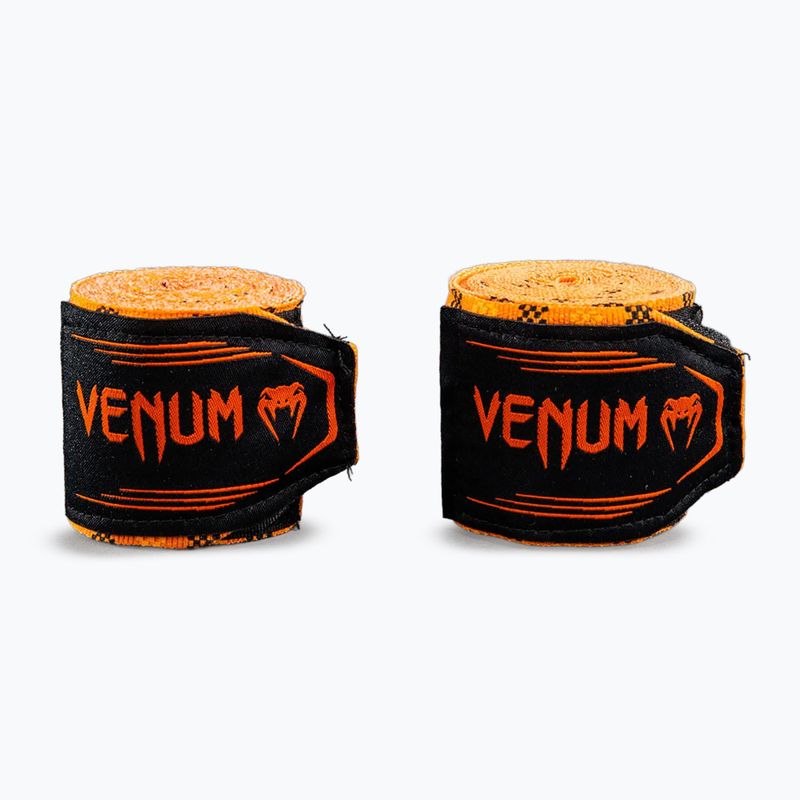 Boxoló kézbandázsok Venum Tartan Handwraps 450 cm pumpkin