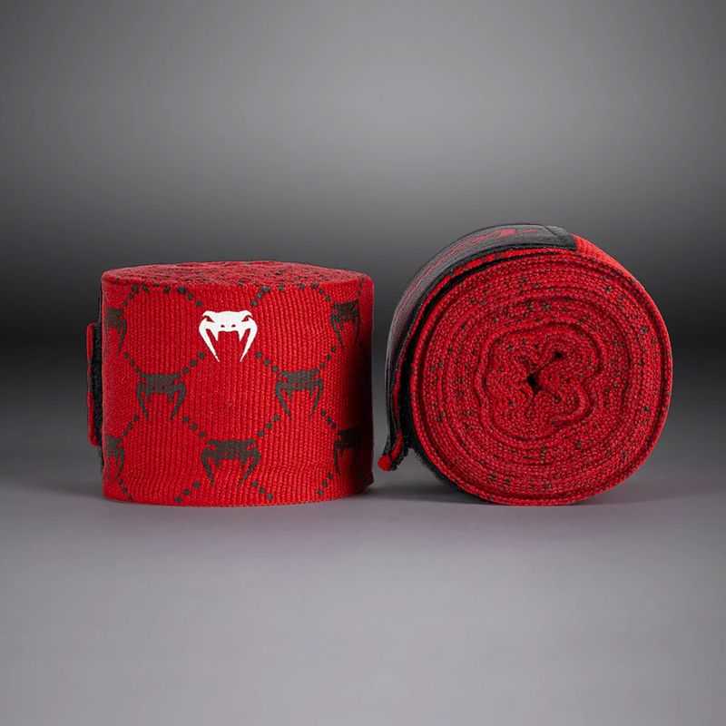 Boxoló bandázs Venum Monogram Hand Wraps Advanced 250 cm red 2
