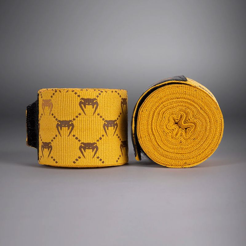 Boksz kézbandázsok Venum Monogram Hand Wraps Advanced 250 cm brown 2