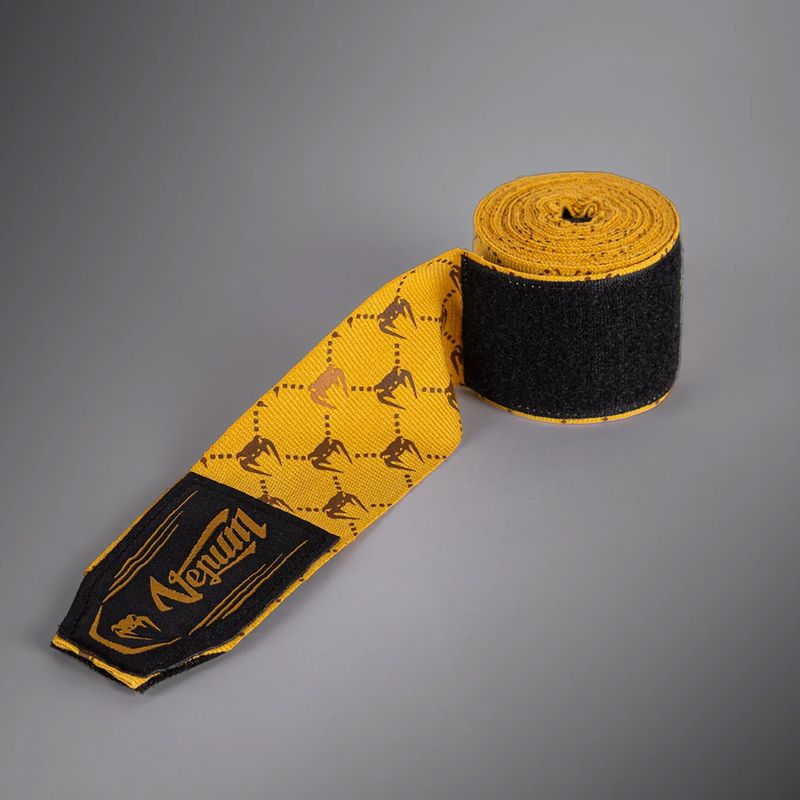 Boksz kézbandázsok Venum Monogram Hand Wraps Advanced 250 cm brown 3