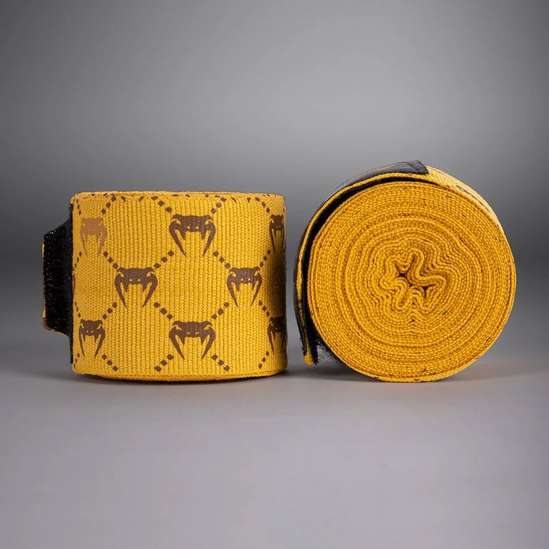 Boksz bandázsok Venum Monogram Hand Wraps Advanced 400 cm brown 2