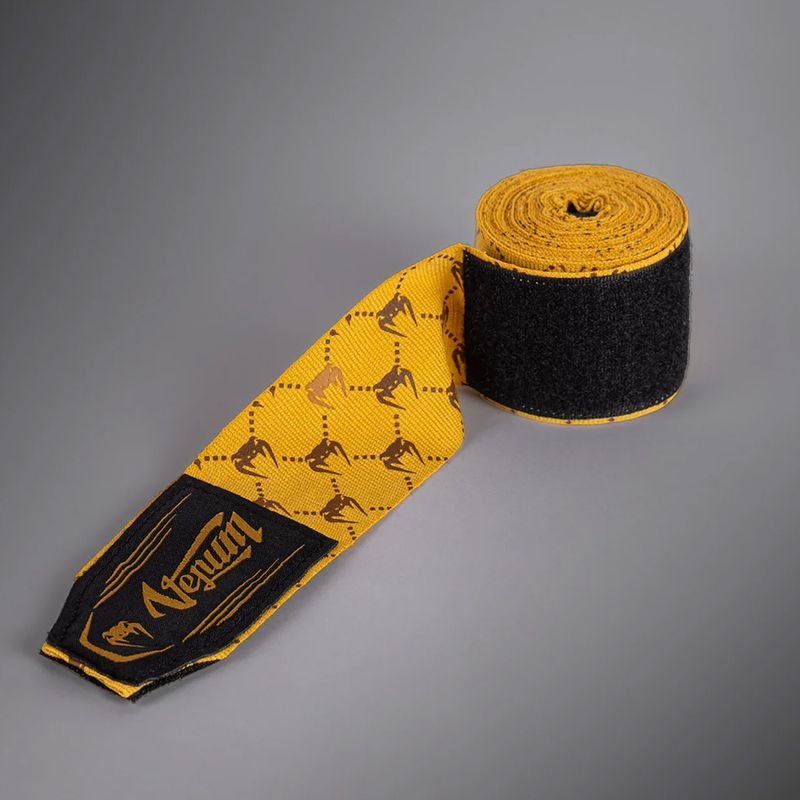 Boksz bandázsok Venum Monogram Hand Wraps Advanced 400 cm brown 3