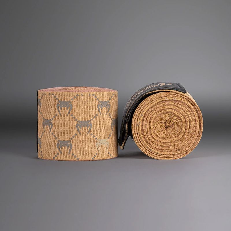 Boxoló kézbandázs Venum Monogram Hand Wraps Advanced 250 cm sand 2