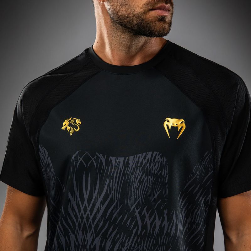 Férfi póló Venum x Chimaev Dry Tech black/grey 6