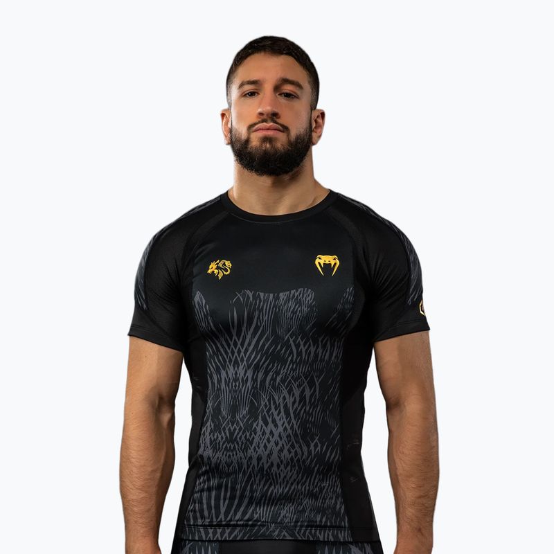 Férfi rashguard Venum x Chimaev Rashguards black/grey