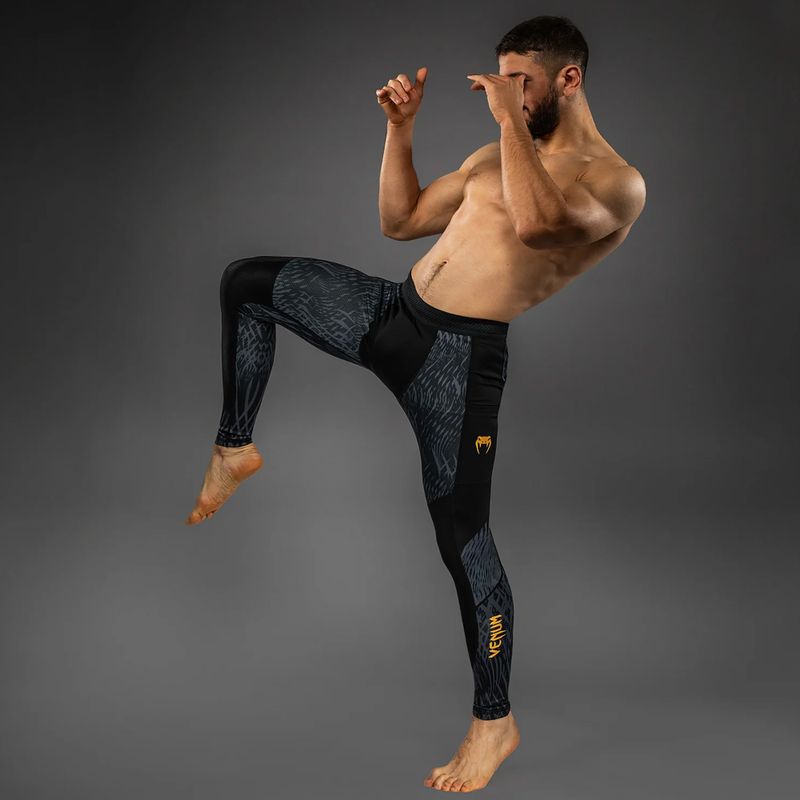 Férfi edzőleggings Venum x Chimaev Spats black/grey 2