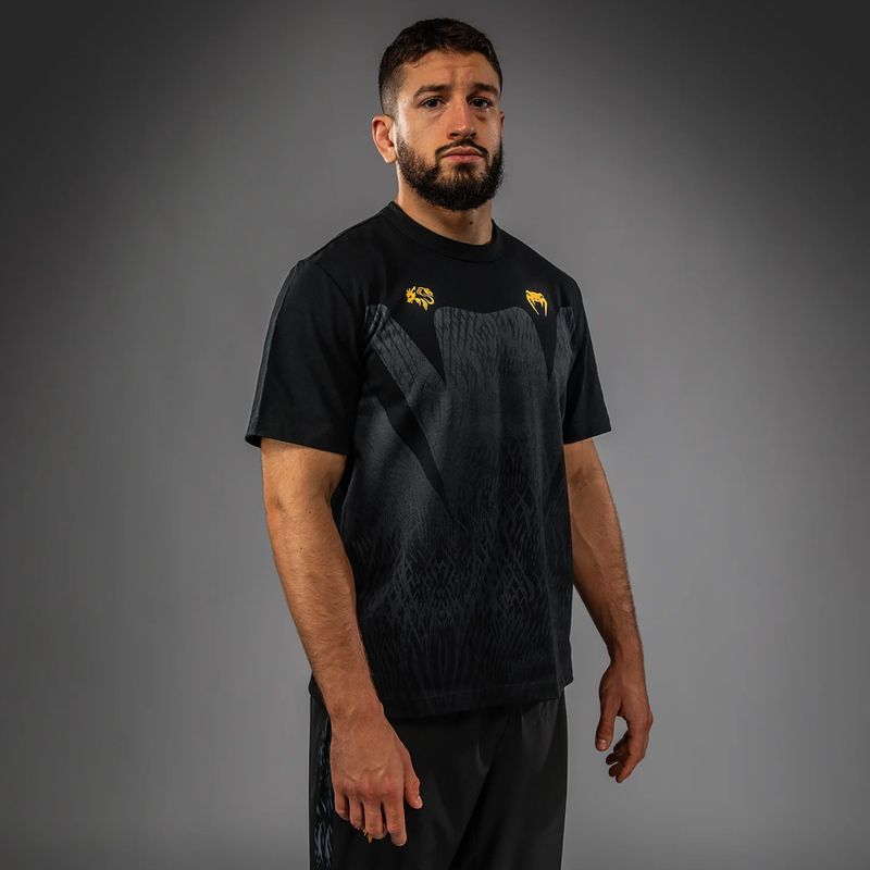 Férfi póló Venum x Chimaev black/grey 3