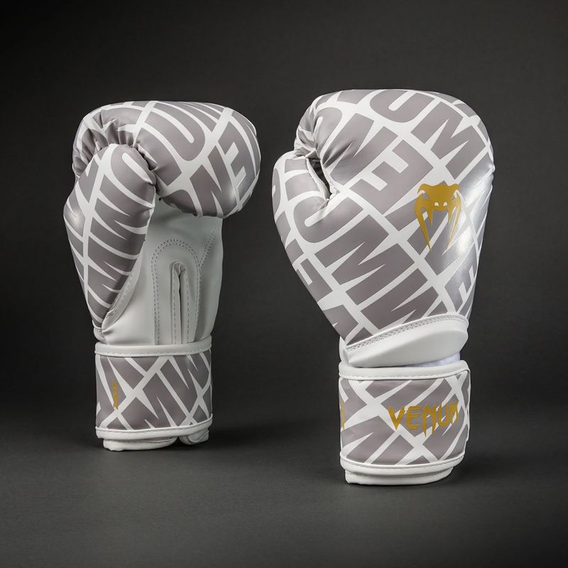 Boxkesztyű Venum Contender 1.5 XT 3D Boxing white/gold 2