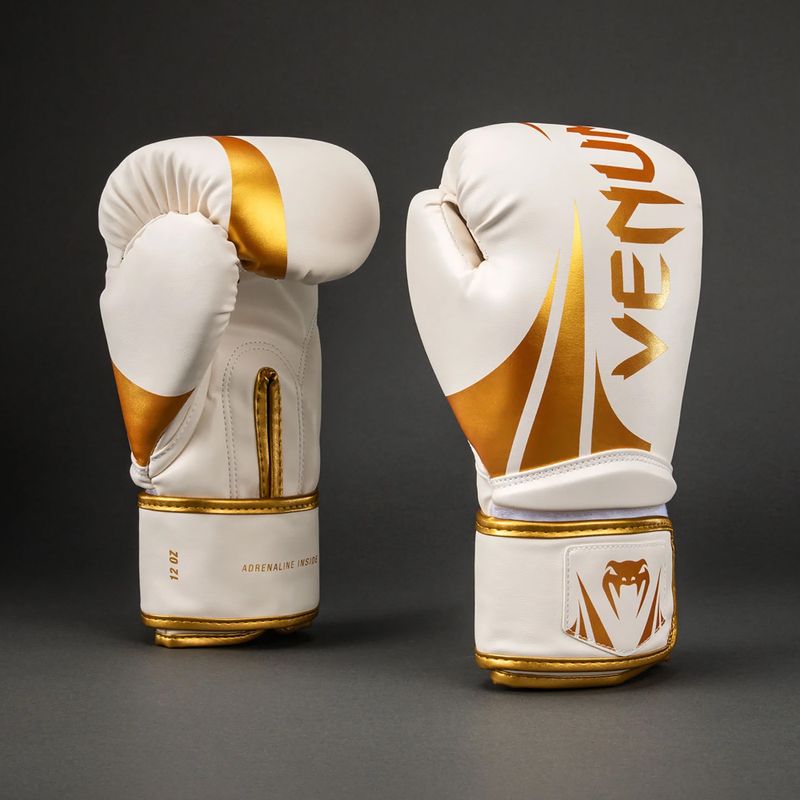 Bokszkesztyűk Venum Challenger 2.5 Boxing white/gold 2