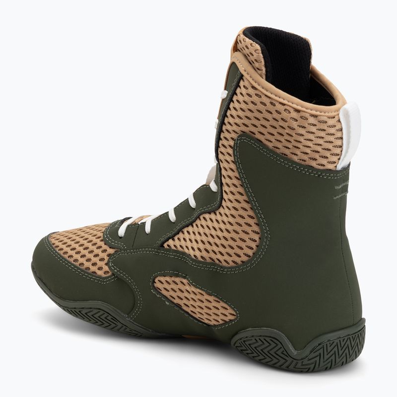Férfi bokszcipő Venum Contender Boxing military green/sand 3