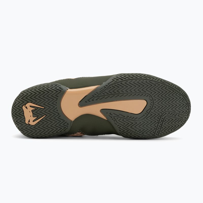 Férfi bokszcipő Venum Contender Boxing military green/sand 4