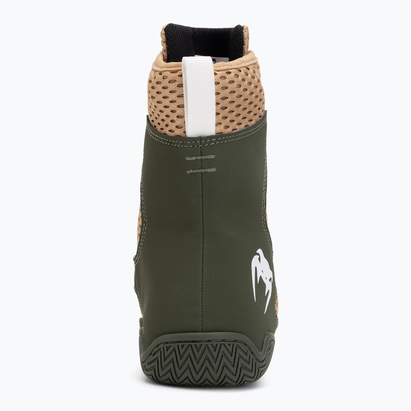 Férfi bokszcipő Venum Contender Boxing military green/sand 6