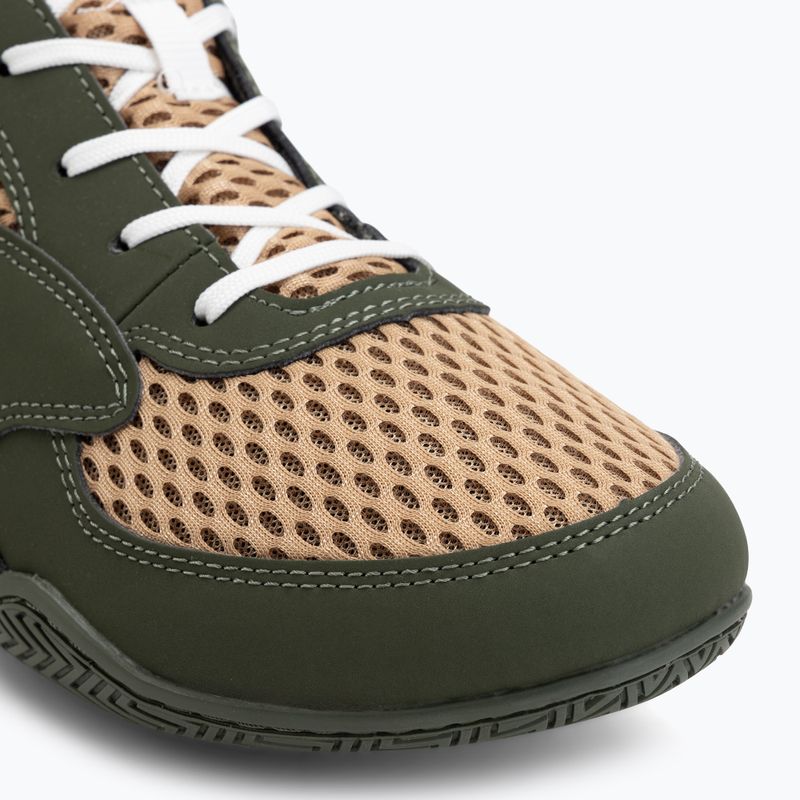 Férfi bokszcipő Venum Contender Boxing military green/sand 7