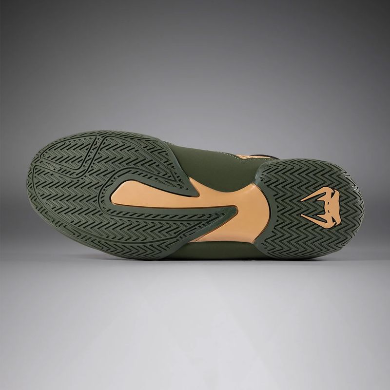 Férfi bokszcipő Venum Contender Boxing military green/sand 9