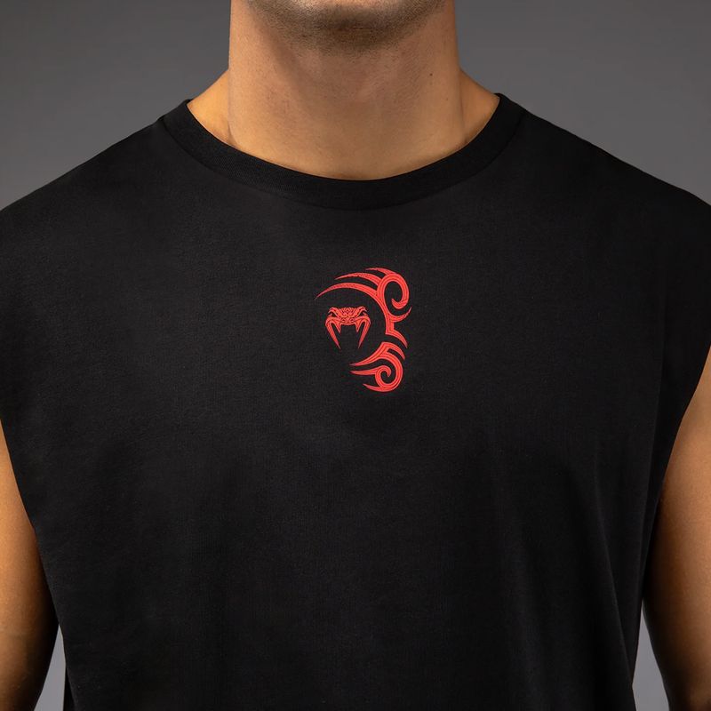 Férfi póló Venum x Mike Tyson Tiger ujjatlan deep black 4