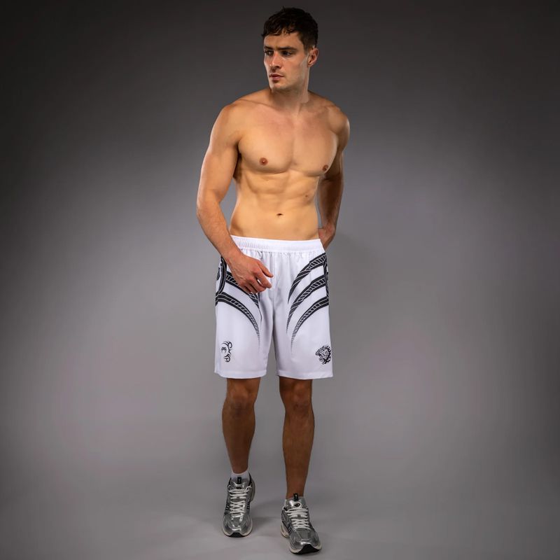 Férfi edzőshort Venum x Mike Tyson Tiger Training optical white/deep black 2