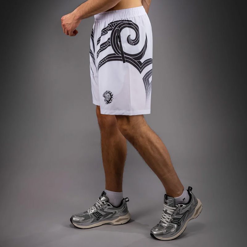 Férfi edzőshort Venum x Mike Tyson Tiger Training optical white/deep black 4