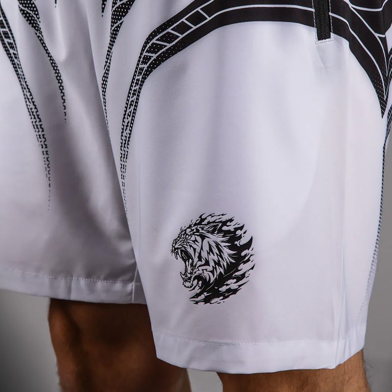 Férfi edzőshort Venum x Mike Tyson Tiger Training optical white/deep black 7