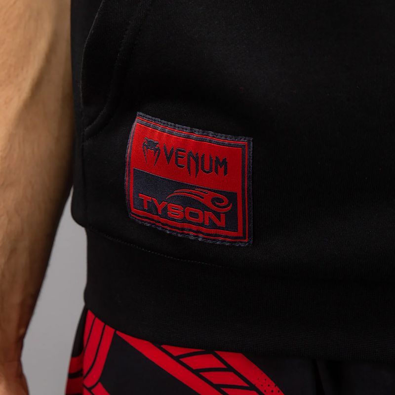 Férfi ujjatlan kapucnis pulóver Venum x Mike Tyson Tiger Sleeveless Hoodie deep black/intense red 6