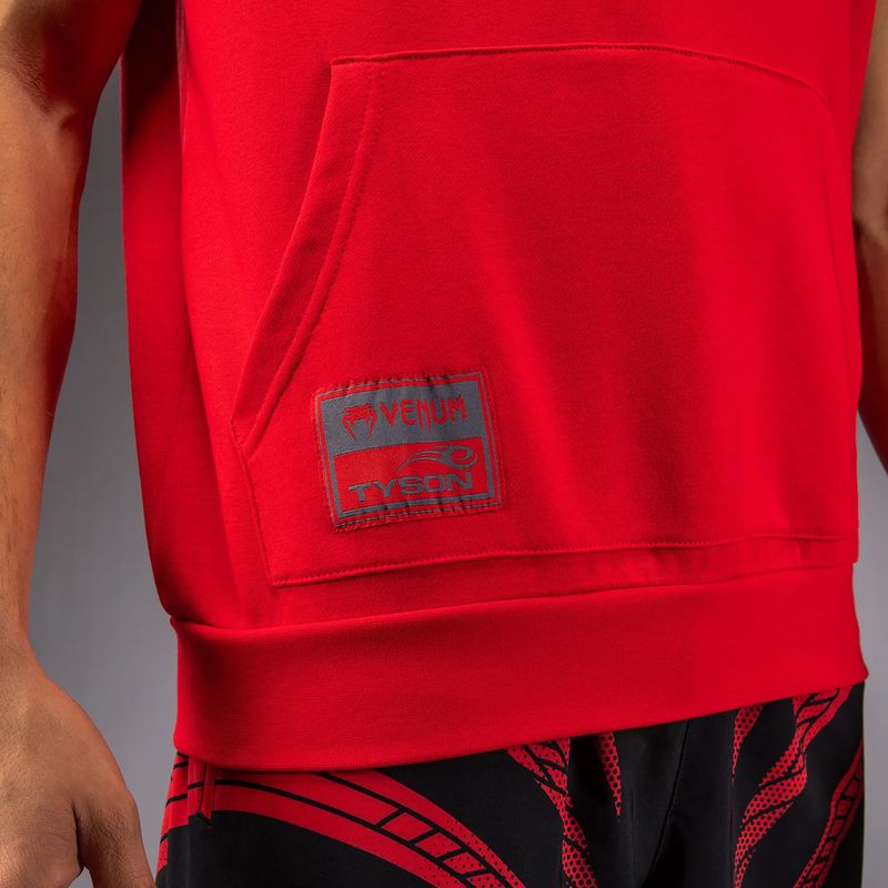 Férfi kapucnis pulóver Venum x Mike Tyson Tiger Sleeveless Hoodie intense red/deep black 7
