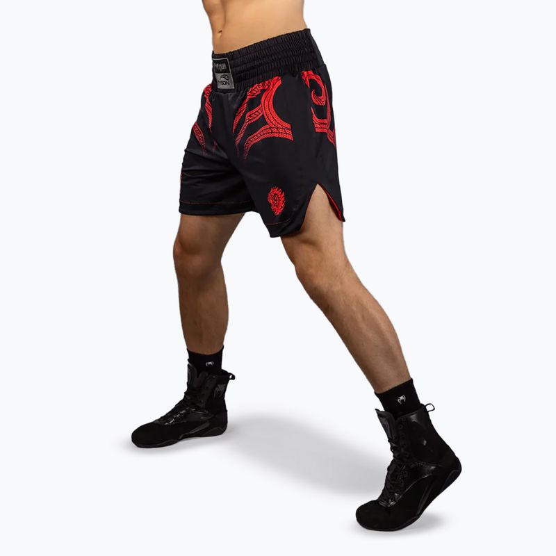 Férfi edzőshortok Venum x Mike Tyson Tiger deep black/intense red 4