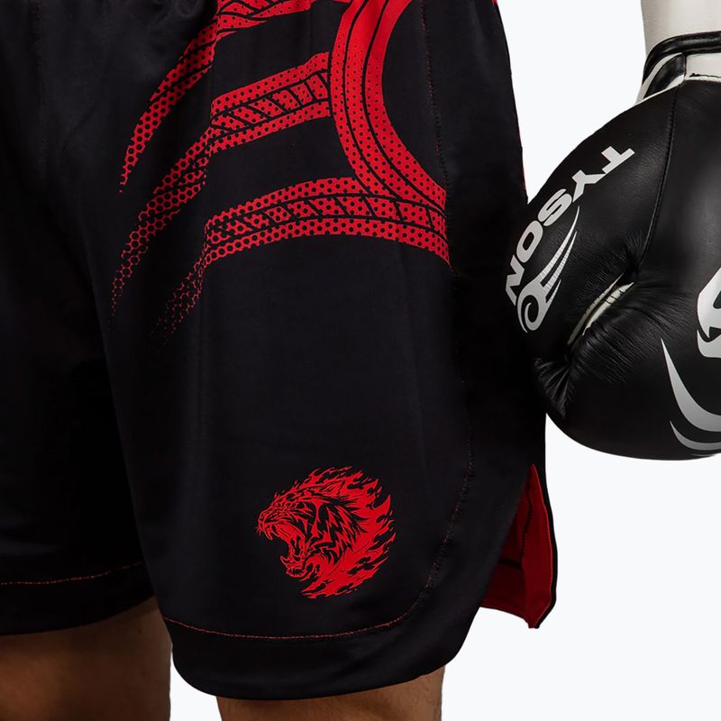 Férfi edzőshortok Venum x Mike Tyson Tiger deep black/intense red 6
