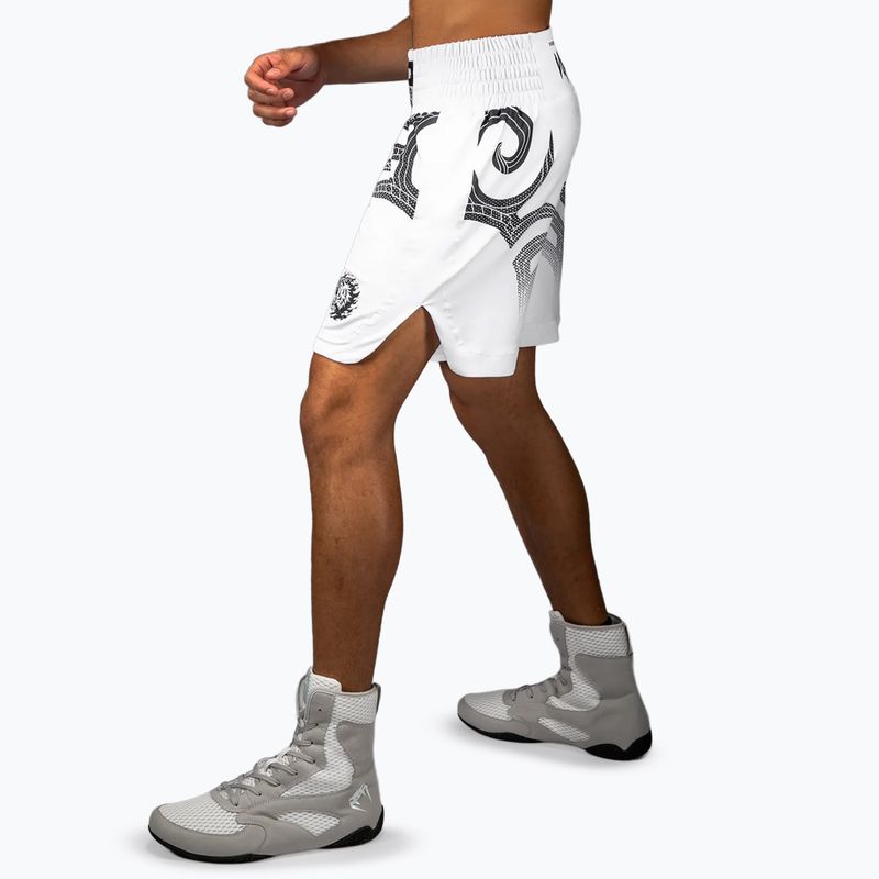 Férfi edzőshort Venum x Mike Tyson Tiger optical white/deep black 4