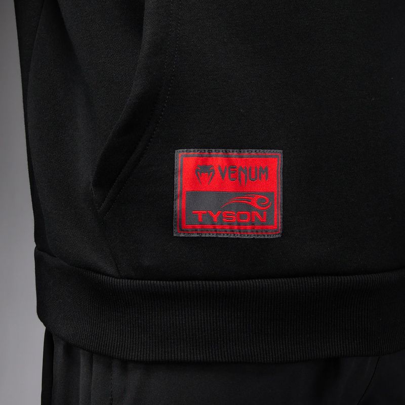 Férfi kapucnis pulóver Venum x Mike Tyson Tiger Hoodie deep black/intense red 6