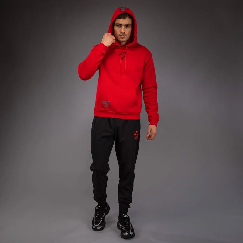 Férfi pulóver Venum x Mike Tyson Tiger Hoodie intense red/deep black 2