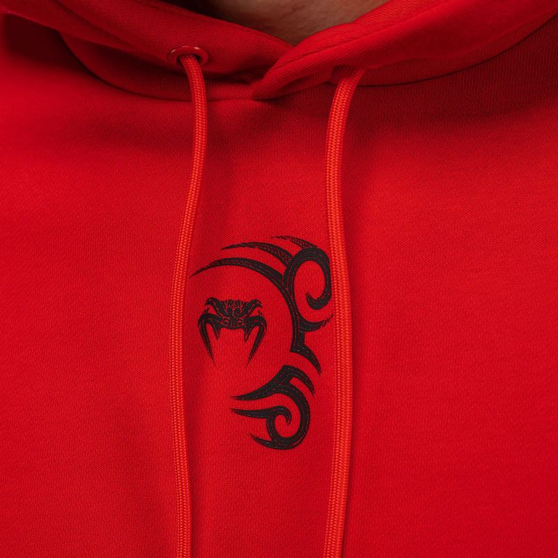 Férfi pulóver Venum x Mike Tyson Tiger Hoodie intense red/deep black 6