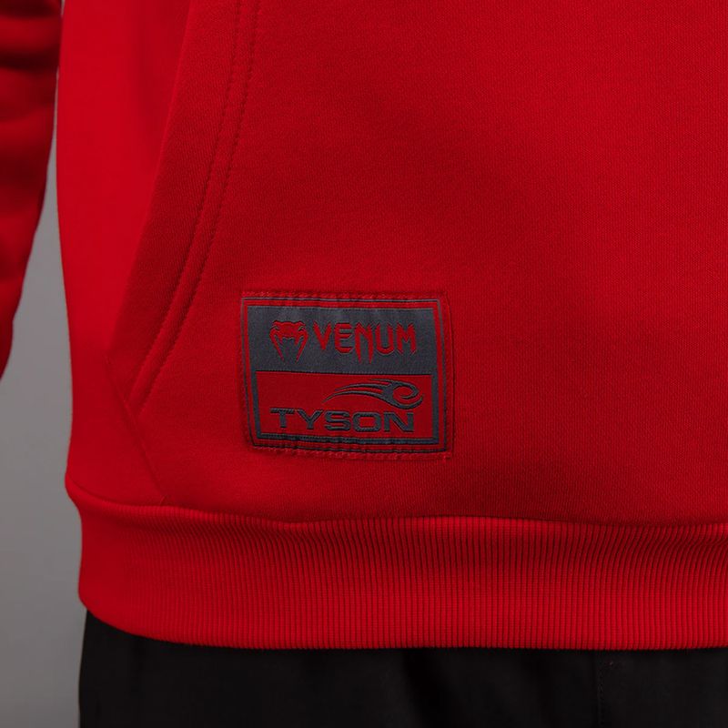 Férfi pulóver Venum x Mike Tyson Tiger Hoodie intense red/deep black 7