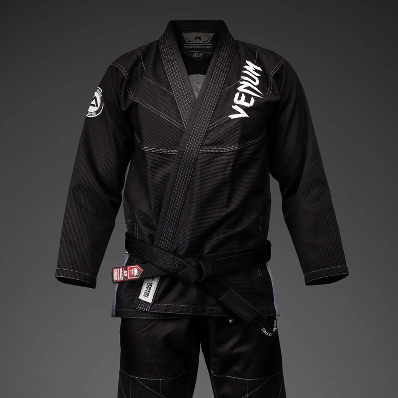GI brazilira jiu-jitsu Venum Roger Gracie Academy BJJ black 3