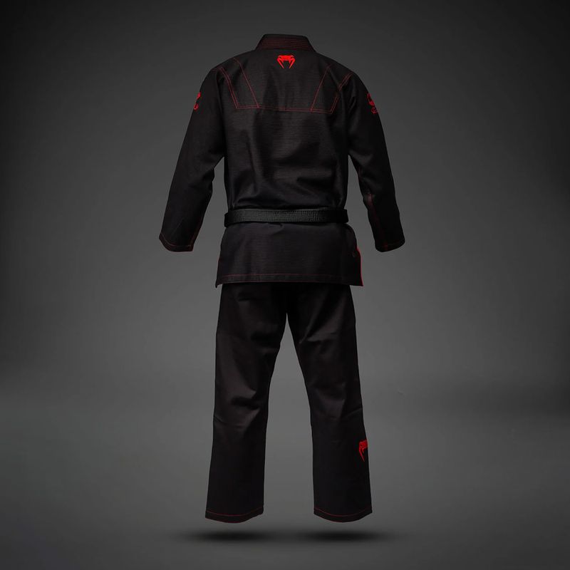 GI brazilira jiu-jitsu Venum Roger Gracie Academy BJJ black/red 2