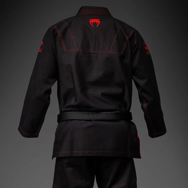 GI brazilira jiu-jitsu Venum Roger Gracie Academy BJJ black/red 4