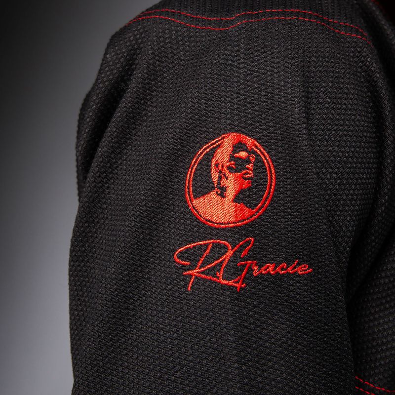GI brazilira jiu-jitsu Venum Roger Gracie Academy BJJ black/red 5