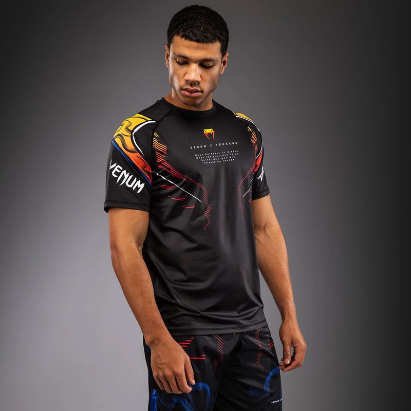 Férfi edzőpóló Venum x TEKKEN 8 Yoshimitsu Dry-Tech black/orange 4