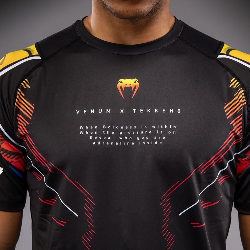 Férfi edzőpóló Venum x TEKKEN 8 Yoshimitsu Dry-Tech black/orange 6