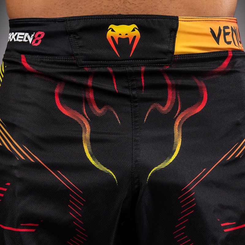Férfi edzőshort Venum x TEKKEN 8 Yoshimitsu Fight black/orange 6