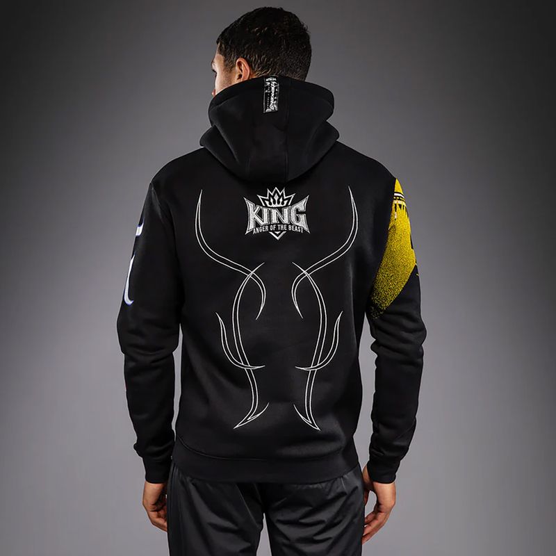 Férfi pulóver Venum x TEKKEN 8 King Pullover Hoodie black/yellow 3