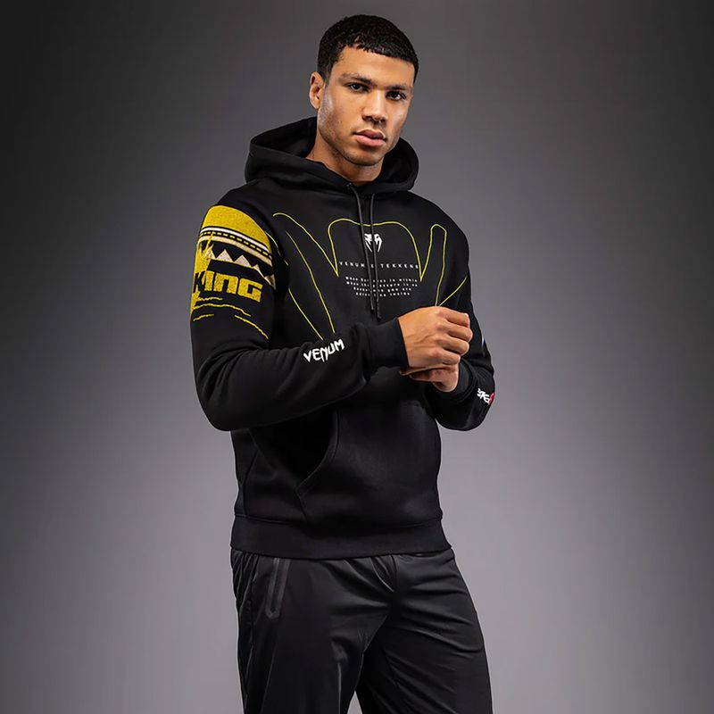 Férfi pulóver Venum x TEKKEN 8 King Pullover Hoodie black/yellow 4