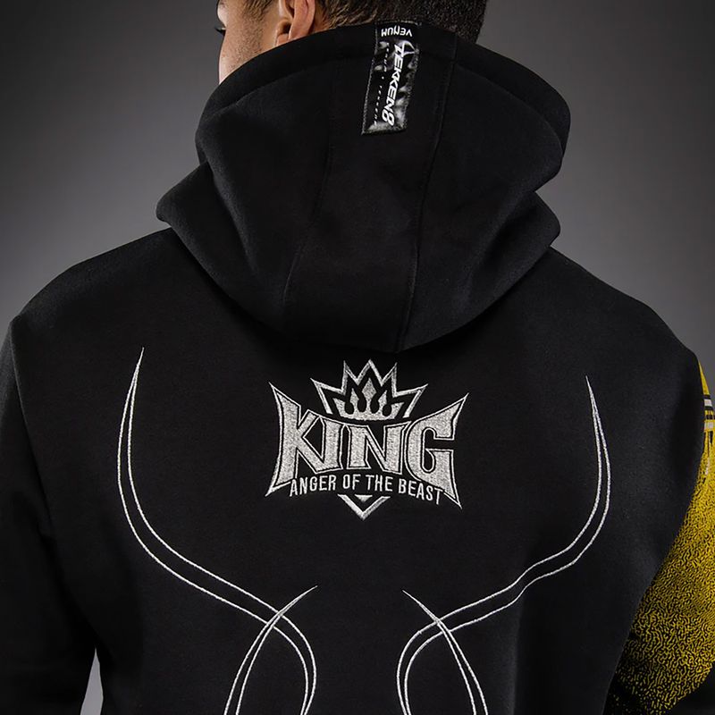 Férfi pulóver Venum x TEKKEN 8 King Pullover Hoodie black/yellow 7