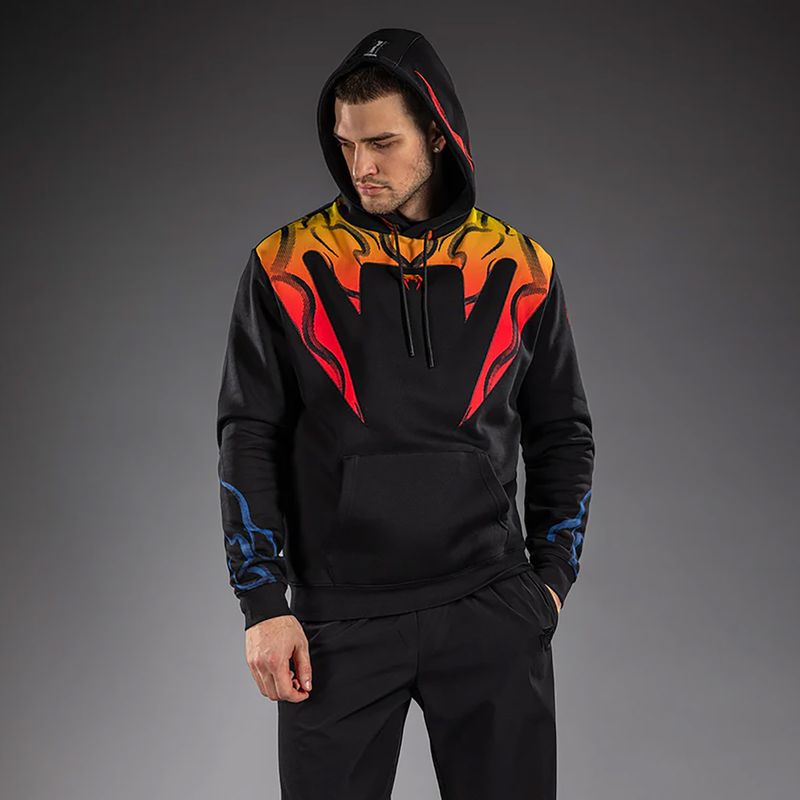 Férfi pulóver Venum x TEKKEN 8 Yoshimitsu Pullover Hoodie black/orange 3