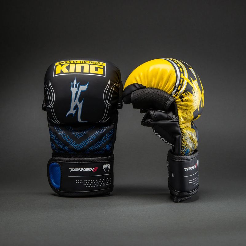 Sparring kesztyűk Venum x TEKKEN 8 King Sparring black/yellow 3