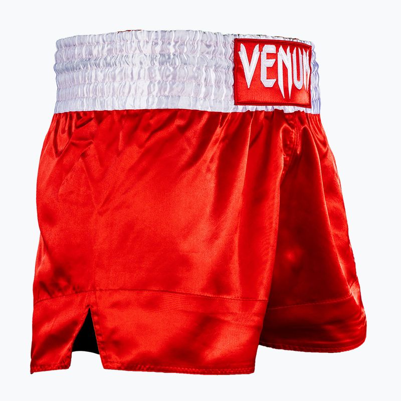 Férfi edzőshort Venum Classic Muay Thai red 4
