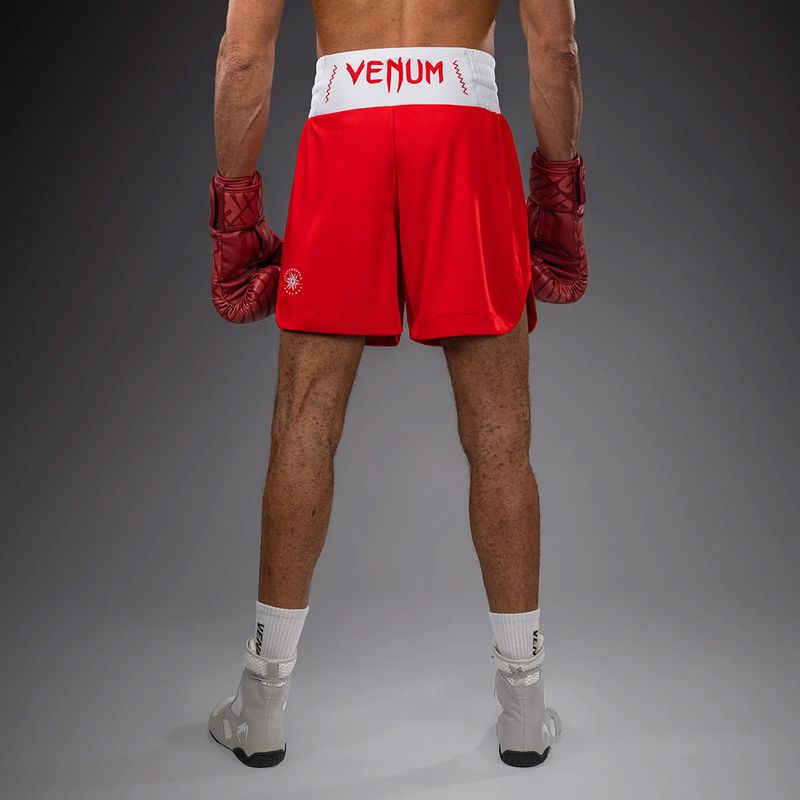 Férfi edzőshort Venum Classic Boxing fire red 3