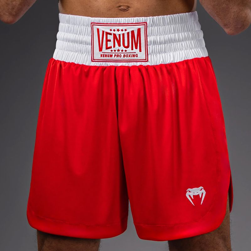 Férfi edzőshort Venum Classic Boxing fire red 6